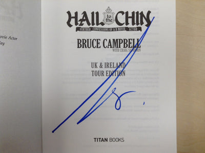 Hail to the Chin UK TOUR EDITION - signed by Bruce Campbell