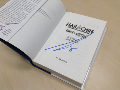 Hail to the Chin UK TOUR EDITION - signed by Bruce Campbell